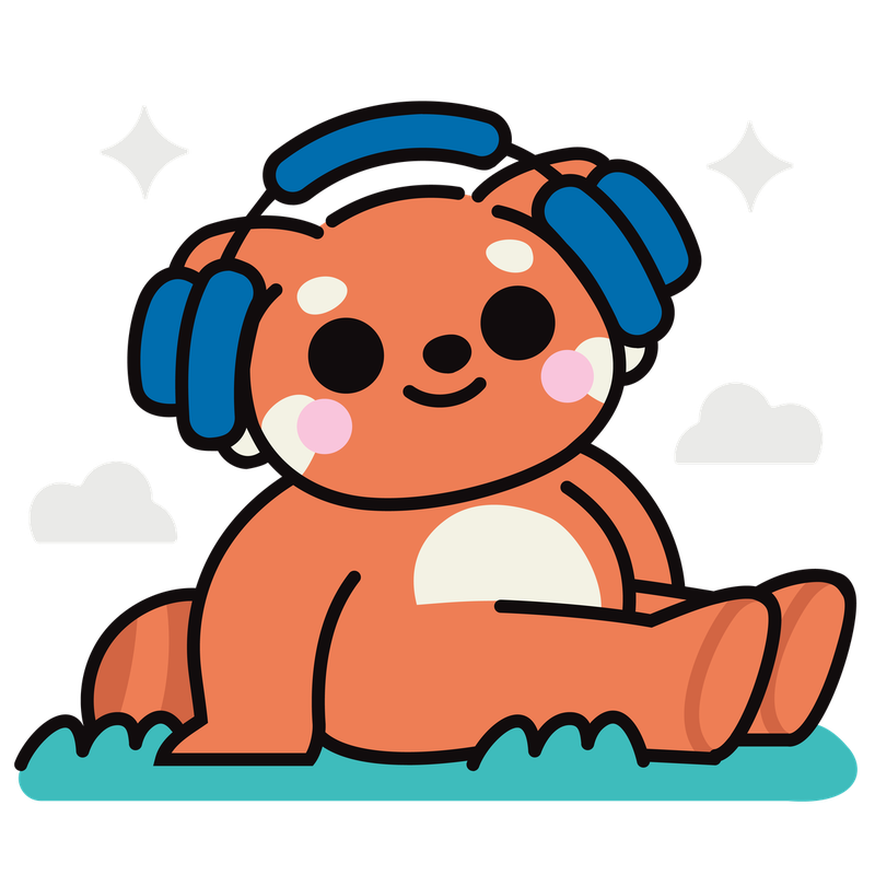 Chill red panda